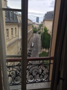 View from our Paris apartment