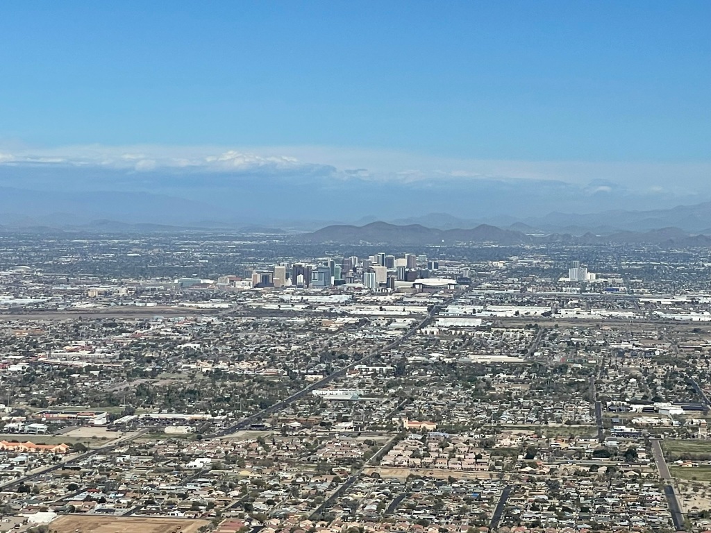 View of Phoenix, AZ, from South Mountain